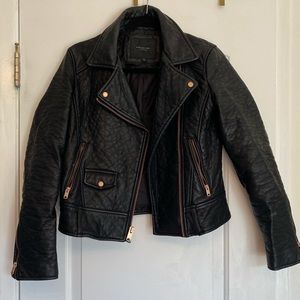 Vegan leather jacket